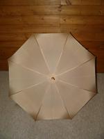 Vintage Ladies Beige Canopy Umbrella with Skilfully Clad Leather Crook Handle (3 of 14) Vintage Ladies Beige Canopy Umbrella with Skilfully Clad Leather Crook Handle (3 of 14)
