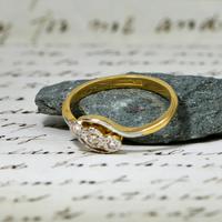 The Vintage Trio Star Illusion Set Diamond Ring (4 of 5) The Vintage Trio Star Illusion Set Diamond Ring (4 of 5)