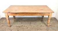 Victorian Antique Pine Farmhouse Kitchen Table (4 of 10) Victorian Antique Pine Farmhouse Kitchen Table (4 of 10)