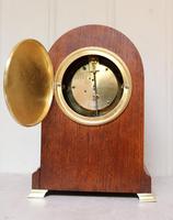 Edwardian Oak Arch Top Mantel Clock (11 of 12) Edwardian Oak Arch Top Mantel Clock (11 of 12)