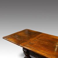 Antique Oak Large Draw-leaf Dining Table (8 of 9) Antique Oak Large Draw-leaf Dining Table (8 of 9)