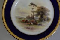 Royal Worcester Dish 1914 - Hand-painted Lowland Cattle by John Stinton, (3 of 9) Royal Worcester Dish 1914 - Hand-painted Lowland Cattle by John Stinton, (3 of 9)