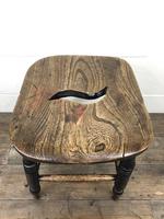 Antique 19th Century Elm Country Made Stool (6 of 8) Antique 19th Century Elm Country Made Stool (6 of 8)