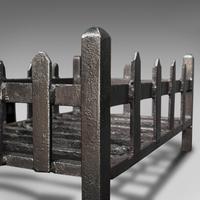 Antique Fire Basket, English, Cast Iron. Fireside, Grate, Late Victorian c.1900 (9 of 10) Antique Fire Basket, English, Cast Iron. Fireside, Grate, Late Victorian c.1900 (9 of 10)