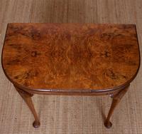 Writing Card Table Burl Walnut Circular Folding Desk (8 of 12) Writing Card Table Burl Walnut Circular Folding Desk (8 of 12)
