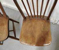 4 High Windsor Beech & Elm Hoop Back Windsor Chairs (4 of 5) 4 High Windsor Beech & Elm Hoop Back Windsor Chairs (4 of 5)