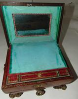Regency Leather Covered Work Box (7 of 7) Regency Leather Covered Work Box (7 of 7)