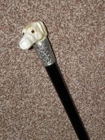 Edwardian J.Howell Hallmarked 1902 Silver Lurcher Dogs Head Walking Stick / Cane (6 of 14) Edwardian J.Howell Hallmarked 1902 Silver Lurcher Dogs Head Walking Stick / Cane (6 of 14)