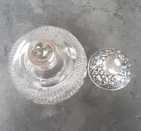 Sterling Silver Topped Cut Glass Perfume Bottle (3 of 4) Sterling Silver Topped Cut Glass Perfume Bottle (3 of 4)