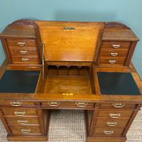 High Quality Maple & Co Antique Victorian Pedestal Desk (5 of 11) High Quality Maple & Co Antique Victorian Pedestal Desk (5 of 11)