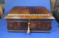 William IV Flame Mahogany Jewellery Box (16 of 20) William IV Flame Mahogany Jewellery Box (16 of 20)