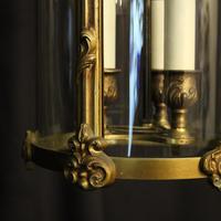 French Gilded Bronze Antique Hall Lantern (9 of 9) French Gilded Bronze Antique Hall Lantern (9 of 9)