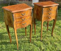 Pair of French Marquetry Bedside Tables (5 of 6) Pair of French Marquetry Bedside Tables (5 of 6)