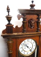 Gustav Becker Antique Walnut & Ebonised 8-day Twin Weight Striking Vienna Regulator Wall Clock (8 of 14) Gustav Becker Antique Walnut & Ebonised 8-day Twin Weight Striking Vienna Regulator Wall Clock (8 of 14)