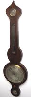 Good Mahogany 5 Glass Barometer Thermometer with Onion Top (9 of 10) Good Mahogany 5 Glass Barometer Thermometer with Onion Top (9 of 10)