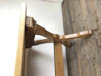 Solid Oak Table on X Frame Base (4 of 9) Solid Oak Table on X Frame Base (4 of 9)