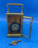 Victorian 8 Day Brass Carriage Clock (9 of 13) Victorian 8 Day Brass Carriage Clock (9 of 13)