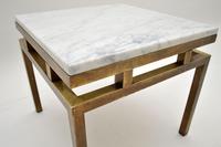 Vintage Italian Solid Brass & Marble Coffee / Side Table (5 of 7) Vintage Italian Solid Brass & Marble Coffee / Side Table (5 of 7)