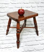 Small Elm Country Stool (2 of 6) Small Elm Country Stool (2 of 6)