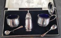 Boxed Hallmarked Silver Cruet Set (2 of 5) Boxed Hallmarked Silver Cruet Set (2 of 5)