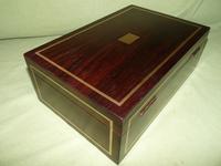 Quality Unisex Inlaid Rosewood Jewellery Box. c1840 (8 of 11) Quality Unisex Inlaid Rosewood Jewellery Box. c1840 (8 of 11)
