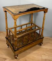 Victorian Inlaid Walnut Canterbury What Not (9 of 11) Victorian Inlaid Walnut Canterbury What Not (9 of 11)