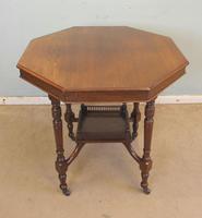 Antique Walnut Shaped Occasional Centre Table (3 of 6) Antique Walnut Shaped Occasional Centre Table (3 of 6)
