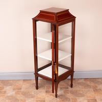 Pagoda Topped Edwardian Inlaid Mahogany Display Cabinet (8 of 14) Pagoda Topped Edwardian Inlaid Mahogany Display Cabinet (8 of 14)