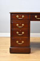 20th Century Edwardian Mahogany Partners Desk (10 of 10) 20th Century Edwardian Mahogany Partners Desk (10 of 10)