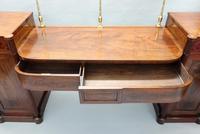 Georgian Figured Mahogany Pedestal Sideboard (12 of 14) Georgian Figured Mahogany Pedestal Sideboard (12 of 14)