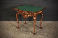 Pair of Dutch Marquetry Inlaid Serpentine Card Tables (6 of 18) Pair of Dutch Marquetry Inlaid Serpentine Card Tables (6 of 18)