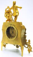 Superb Timepiece Mantle Clock - Antique 8 Day French Poet Figural Ormolu Mantel Clock (5 of 11) Superb Timepiece Mantle Clock - Antique 8 Day French Poet Figural Ormolu Mantel Clock (5 of 11)