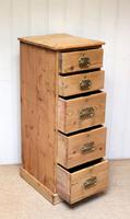 Tall Slim Pine Chest of Drawers (4 of 10) Tall Slim Pine Chest of Drawers (4 of 10)