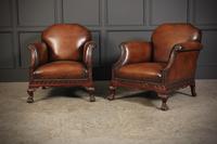Hand Dyed Chestnut Leather & Mahogany Club Suite (14 of 19) Hand Dyed Chestnut Leather & Mahogany Club Suite (14 of 19)