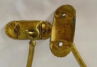 Pair of Solid Brass Curtain Loops c.1920 (4 of 6) Pair of Solid Brass Curtain Loops c.1920 (4 of 6)