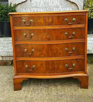 Burr Yew Serpentine Front Chest of Drawers (2 of 5) Burr Yew Serpentine Front Chest of Drawers (2 of 5)