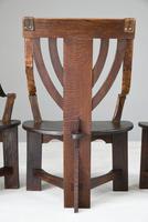 6 Arts & Crafts Carved Oak Chairs (3 of 12) 6 Arts & Crafts Carved Oak Chairs (3 of 12)