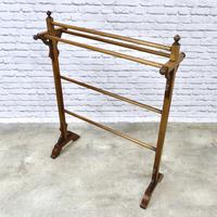 Victorian Mahogany Towel Rail (2 of 5) Victorian Mahogany Towel Rail (2 of 5)