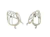 Pair of Antique Victorian Sterling Silver Swan Toast Racks 1899 (10 of 10) Pair of Antique Victorian Sterling Silver Swan Toast Racks 1899 (10 of 10)