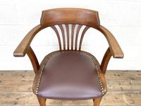 Early 20th Century Antique Oak Desk Chair (3 of 9) Early 20th Century Antique Oak Desk Chair (3 of 9)