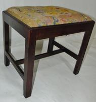 Georgian Cuban Mahogany Dressing Stool (2 of 5) Georgian Cuban Mahogany Dressing Stool (2 of 5)