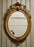 A Very Large French Rococo Oval Gilt Wall Mirror (10 of 10) A Very Large French Rococo Oval Gilt Wall Mirror (10 of 10)