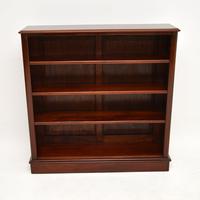 Antique Victorian Mahogany Open Bookcase (6 of 12) Antique Victorian Mahogany Open Bookcase (6 of 12)
