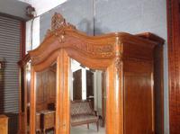 Carved Oak 2 Door Armoire (2 of 9) Carved Oak 2 Door Armoire (2 of 9)