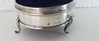 Solid Silver Hallmarked Hinged Vanity Trinket Ring Box (7 of 7) Solid Silver Hallmarked Hinged Vanity Trinket Ring Box (7 of 7)