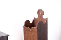Continental Antique Treen Open Candle Box with Drawer (3 of 5) Continental Antique Treen Open Candle Box with Drawer (3 of 5)