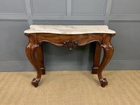 Victorian Mahogany Marble Topped Console Table (6 of 11) Victorian Mahogany Marble Topped Console Table (6 of 11)