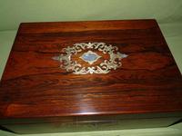 Inlaid Rosewood Writing Box - Extended Office Section c.1870 (2 of 16) Inlaid Rosewood Writing Box - Extended Office Section c.1870 (2 of 16)