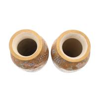 Pair of Japanese Satsuma Baluster Vases - Meiji (7 of 10) Pair of Japanese Satsuma Baluster Vases - Meiji (7 of 10)