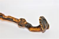 Well Carved Sashi Netsuke Pipe Case Holder in the Form of a Ruyi (2 of 6) Well Carved Sashi Netsuke Pipe Case Holder in the Form of a Ruyi (2 of 6)